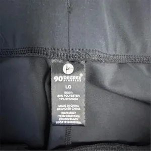 90 Degree‎ By Reflex Women’s Jogger Pants Black Size L Elastic Waistband thumbnail 8