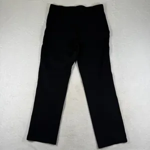 Quince Ultra-Stretch Ponte Straight Leg Pants Black Size Medium thumbnail 7