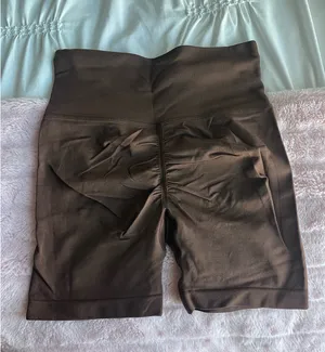 SheIn Brown Seamless Gym Shorts thumbnail 2