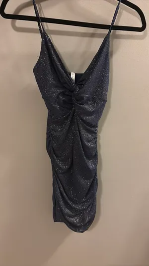 Navy Lucy in the Sky Dress thumbnail 3