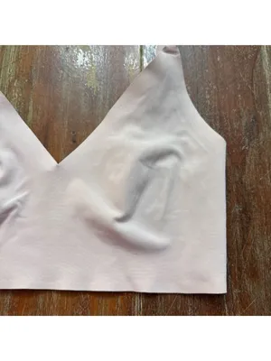 True and Co True Body Triangle Bralette Small Blush thumbnail 3