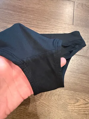 Shade & Shore Black High Waist Bikini Bottom Size Medium - C27-145 thumbnail 5