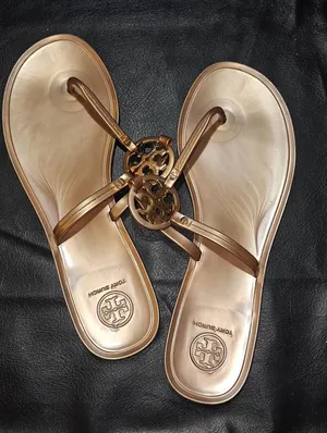 Tory‎ Burch Womens Rose Gold Mini Miller Jelly Thong Sandals 10 thumbnail 1