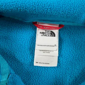The North Face Womens TKA 100 Glacier Quarter Zip Fleece Pullover Blue Large thumbnail 8