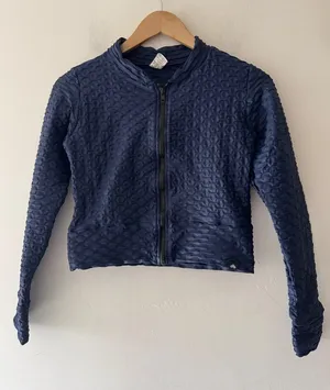 Booty By Brabants Chrome Track Zip Up Jacket Navy‎ Blue thumbnail 1