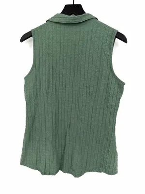 GREAT NORTHWEST Sleeveless Blouse Sage Green L thumbnail 5