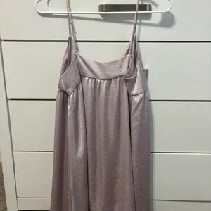 Aritzia Wilfred Lover Satin Mini Dress - Light Purple thumbnail 3