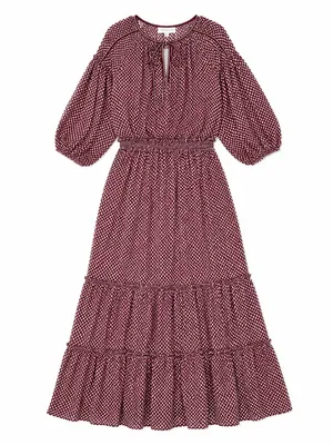 Max‎ Studio - London Printed Tiered Maxi Dress thumbnail 2