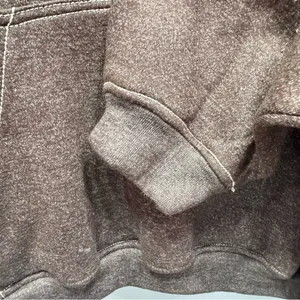 Bobbi Ling Brown Oversized Hoodie Comfy Athleisure Streetwear Grunge thumbnail 5