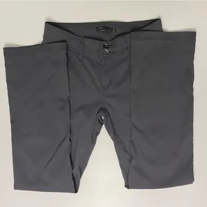 prAna Halle Pant Cargo Convertible Roll Up Stretch Zion Travel Hiking Grey Coal thumbnail 13