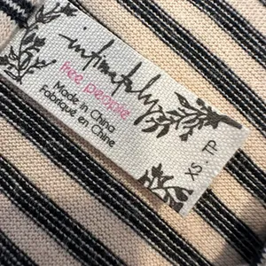 Free People Intimately Size-XS/T Lounge Top Seeing Stripes Cropped Slouch Henley thumbnail 2