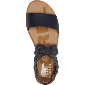SOREL Women's Ella II Leather Sandals, Nocturnal Blue Multiple Size US 6.0 NEW thumbnail 10