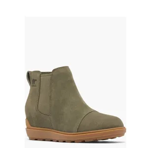 Sorel Evie II Waterproof Chelesa Bootie, Size 5.5 Stone Green, Leather/Suede NWT thumbnail 11