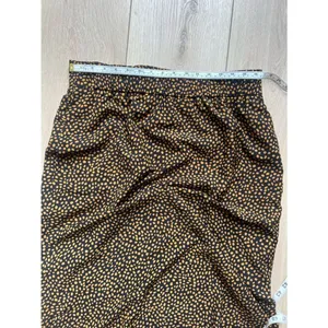 J. Crew Brown & Black Polka Dot Printed Midi Skirt Size Large thumbnail 10