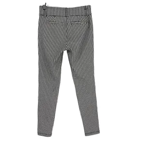 Shinestar Gingham‎ Checkered Pants Black White Y2K Stretch Women Size Large thumbnail 3