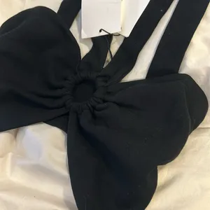 NWT Zara Black Cropped Top‎ Size Small thumbnail 3