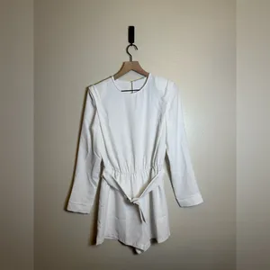 Amanda Uprichard‎ Baldwin Belted Romper thumbnail 2