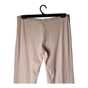 Ann Taylor Pajama Pants Women Small Pink Ivory Striped‎ Preppy Lounge Sleepwear thumbnail 3