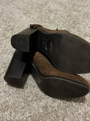 Women’s Brown Suede Tassel Ankle Boots thumbnail 4