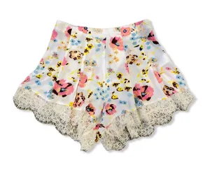 NEW Floral And Lace Shorts thumbnail 1
