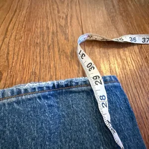 Abercrombie & Fitch 90’s ultra high rise straight distressed knee jeans 29 thumbnail 6
