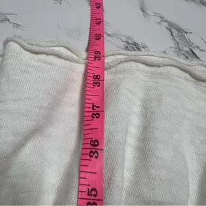 Free people‎ beach dream of you tunic dress Sz M white thumbnail 6