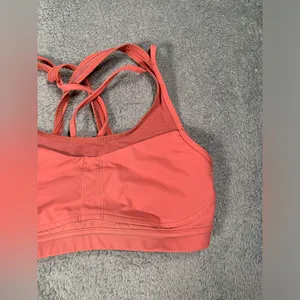 Lululemon athletica stash to dash Coral Sports Bra 8 thumbnail 3
