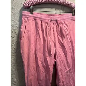 Nu Dimension Stretch Pink Scrub Pants Woman’s Size Large FLAWED-MARKS-STAINS thumbnail 5