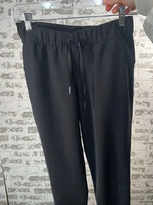 Lululemon | women black athletic joggers size 4 thumbnail 1