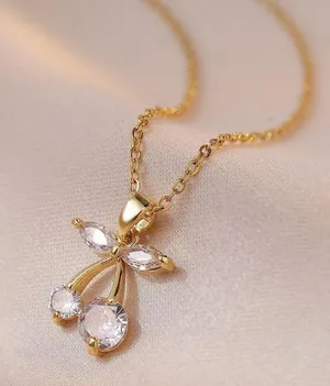 Cherry Pendant Necklace for Women thumbnail 1