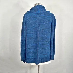 Aritzia Wilfred Flaubert Blue Silk Cashmere Open Cardigan thumbnail 4