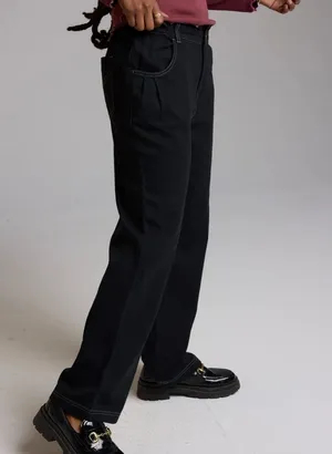 Known Supply • NWT Sailor Black Pants Organic Cotton Twill thumbnail 1