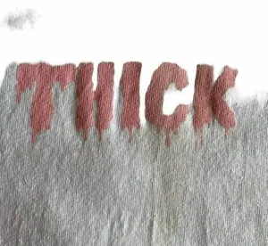 Kylie Jenner Shop White "THICK" Kim K Graphic Tee - Size Small thumbnail 5