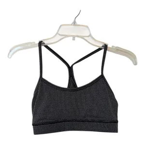 Lululemon Athletic Top Size 6 Black White Pattern Y-Back Excellent Condition thumbnail 2