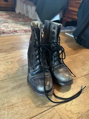 Bed Stu Boots Distressed Leather thumbnail 3