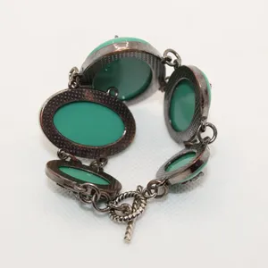Turquoise Rhinestone Bracelet thumbnail 2