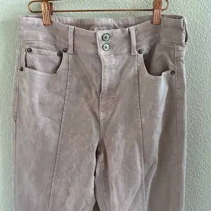 American Eagle Stretch Super Hi-Rise Flare Pink 10 thumbnail 3