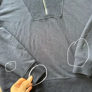 Loft terry quarter-zip pullover sweatshirt thumbnail 6