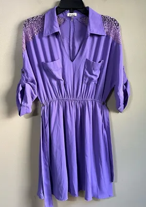 ‎Loveriche medium purple dress thumbnail 1