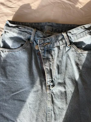 Long denim skirt Blue Size M thumbnail 3