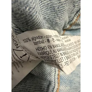 Zara Denim Jeans Jacket Cropped Blue Color‎ Block thumbnail 5
