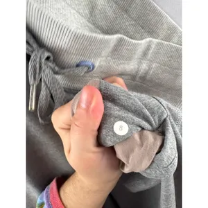 Women’s LuluLemon Size 8 Gray Wide Leg Lounge Pants thumbnail 5