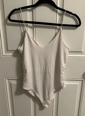 White and Red Gaze USA Bodysuit thumbnail 2