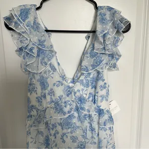 NEW Altar’d State Floral Midi Dress Size XL Available NWT thumbnail 7