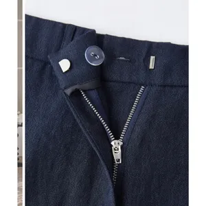 OGL European Linen Like Mid Rise Flared Pant with Pockets Black Small S NEW thumbnail 6