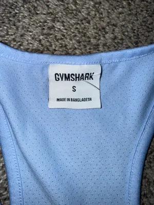 Gymshark Training Tank Top in Worn Blue thumbnail 4