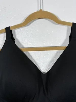 Nike Women L Black Alate Minimalist Sports Bra Padded Cup Athleisure Workout thumbnail 3