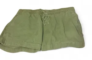 Old Navy Olive Green Drawstring linen blend Shorts thumbnail 1