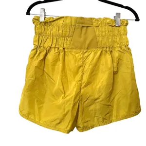 FP MOVEMENT The Way Home Athletic Shorts Neon Green‎ Medium thumbnail 3