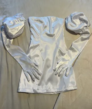 Revolve Eva Strapless Bridal Dress thumbnail 5